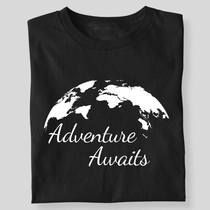 ADVENTURE AWAITS-Black / S