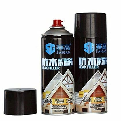 1332 Waterproof Leak Filler Spray Rubber Flexx Repair & Sealant - Point To Seal Cracks Holes Leaks Corrosion More, 450 ml