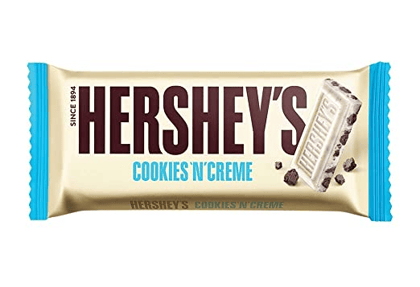 Hershey's Cookies 'N' Creme Chocolate Bar, 40 gm