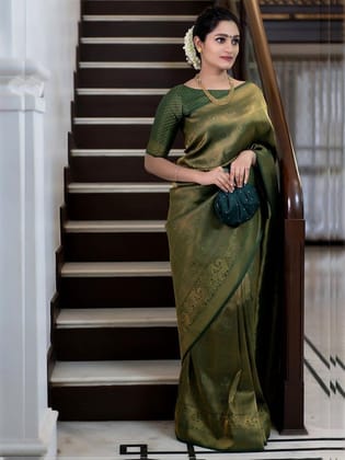 Woven Design Zari Saree