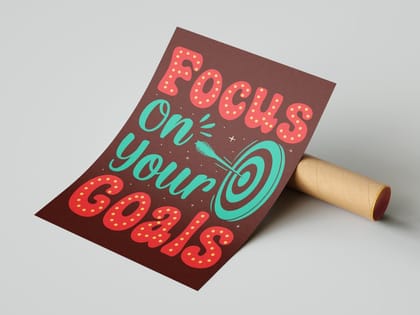 Focus on Your Goals-Small / Poster