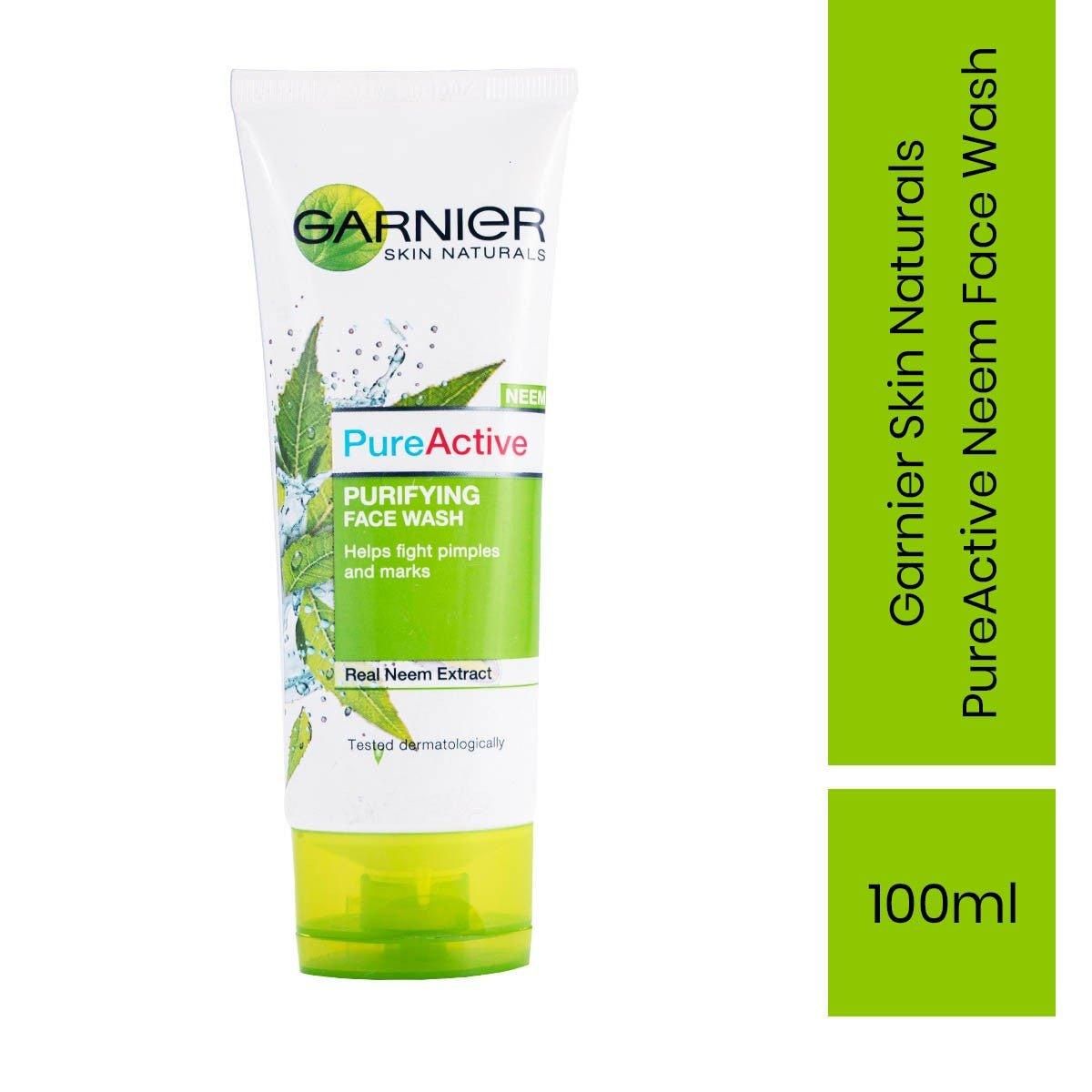 Garnier Skin Naturals Pure Active Neem Purifying Face Wash 100g