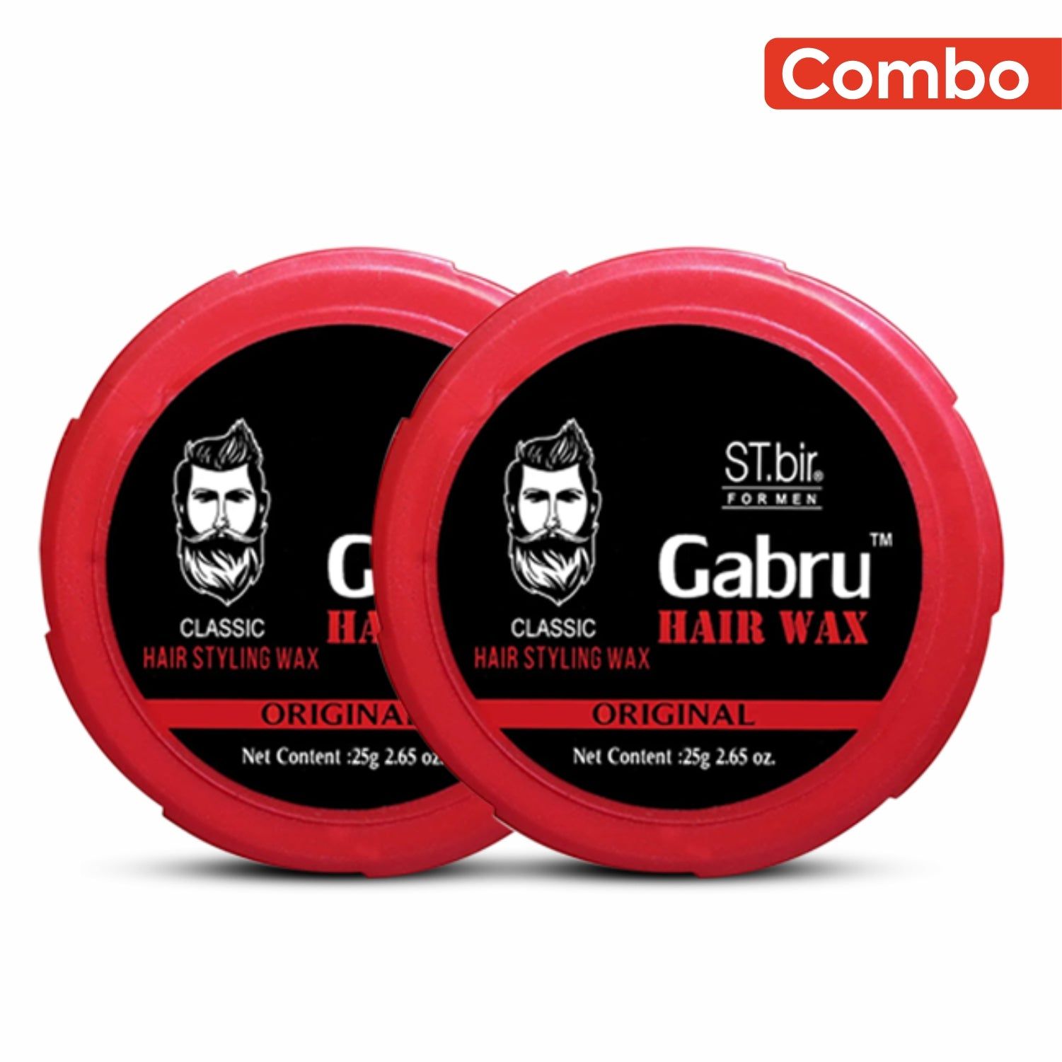 ST.Bir Gabru Hair Styling Wax Classic 25GM (Pack of 2)
