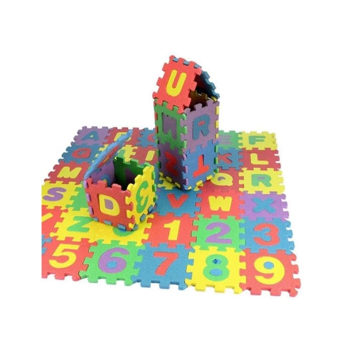 Alphabet & Number Floor Mats, Multicolor
