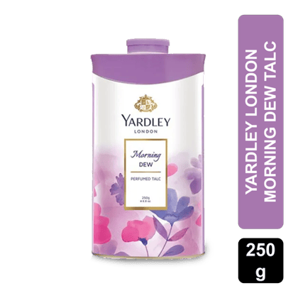 Yardley London Morning Dew Perfumed Talc For Women, 250 gm Can