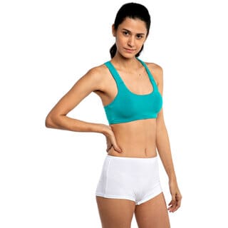 AshleyandAlvis Micro Modal, Anti Bacterial, Skinny Soft, Premium Boysleg Women Boy Short White Panty