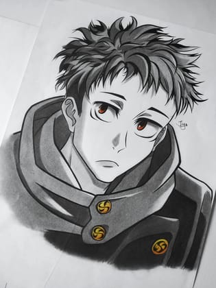 Yuuji Pencil Sketch-Yuuji Pencil Sketch
