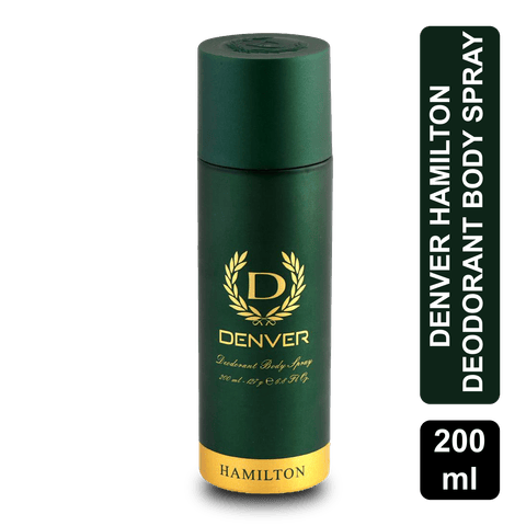Denver Hamilton Deodorant Body Spray, 200 ml Bottle