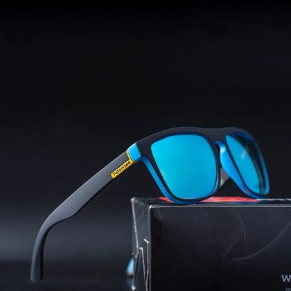 Thunderbolt Polarized Sunglasses Blue Mirror Lens