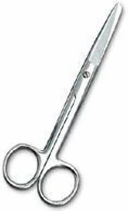 microsidd DISSECTING SCISSOR BLUNT 6" inches Straight Dissecting Scissors  (Blunt-Sharp Blades)