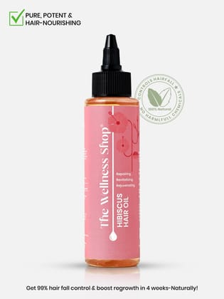 HIBISCUS HAIR OIL FOR HAIR FALL CONTROL AND REGROWTH (CONTROL HAIR FALL IN 4 WEEKS)-100ml