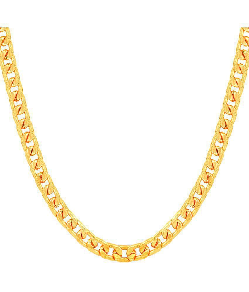 FASHION FRILL - Gold Plated Chain ( Pack of 1 ) - None