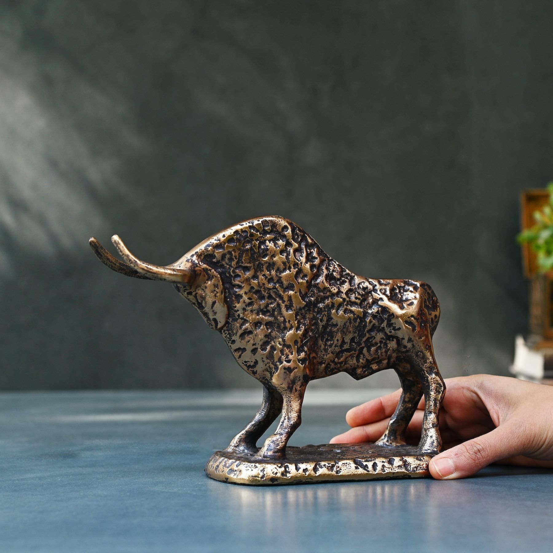 Bull Tabletop Sculpture