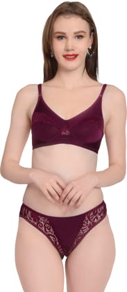 KGN RETINA Women Bra and Panty Lingerie Set PACK OF 1