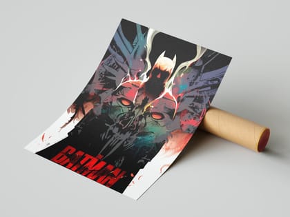 The Batman Abstract-Small / Poster