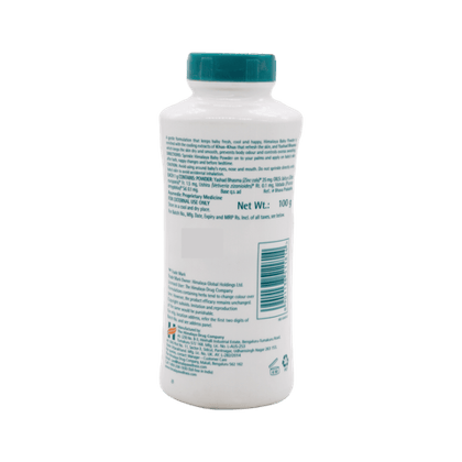 Himalaya Baby Powder, 100 gm Bottle Himalaya Baby Powder, 100 gm Bottle