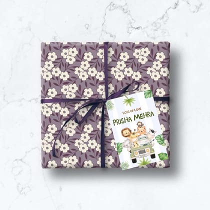 Gift tags / Gift Stickers - Jungle Quest theme-Lots Of Love / Flat Cards - No Ribbons / Set of 10