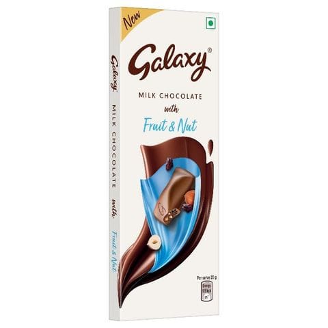 Mars Galaxy Milk Chocolate With Fruit & Nut, 100 gm Bar