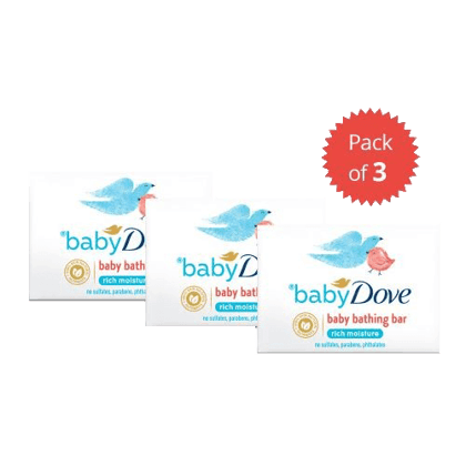 Baby Dove Bathing Soap Rich Moisture 3 x 75g
