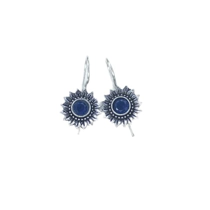 Women's Gemstone Earrings Sterling Silver