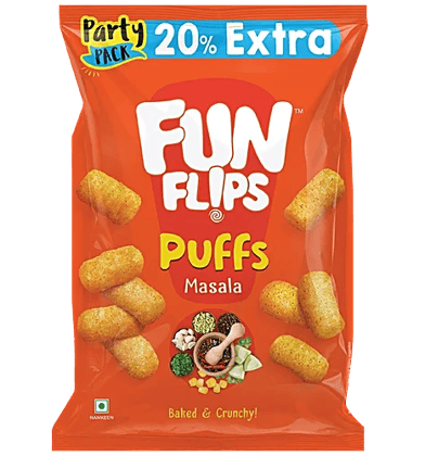 Fun Flips Baked & Crunchy Masala Puffs