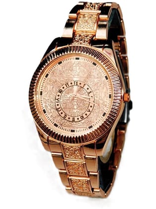 Renaissance Traders Rose Gold Metal Analog Mens Watch