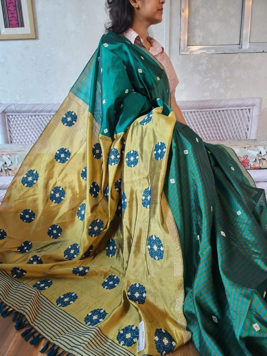 Raw Silk/ Kesa Paat Saree