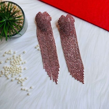 layla clara earrings-Red