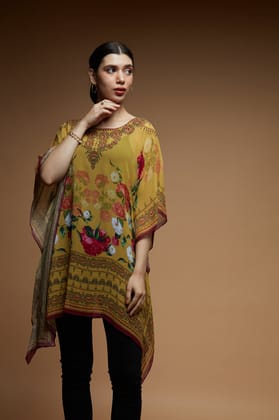 Yellow Color Short Farasha-Free Size