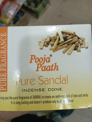 Pooja paath pure sandal incense cone