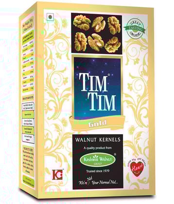 Tim Tim Organic Gold  Walnuts Kernels (Akhrot Giri) 500g