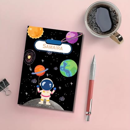 Personalised Notebook - A5 size - Cosmic Notes-Soft Cover