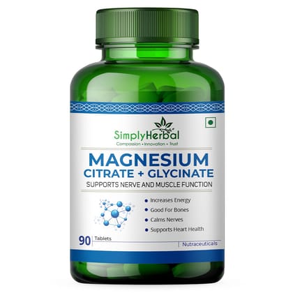 Simply Herbal Magnesium Citrate Tablet - 90 Tablets