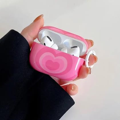 Pink Heart Airpod Case Cover-Airpod Pro