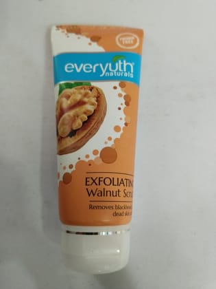 Everyuth naturals Exfoliating Walnut scrub Removes blackheads  