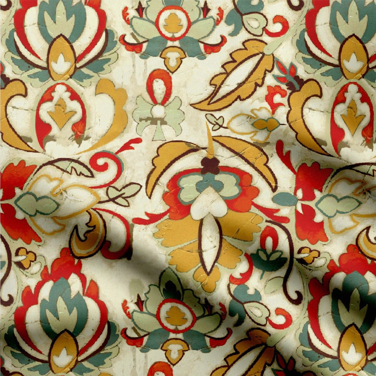 Tile Effect-Cotton