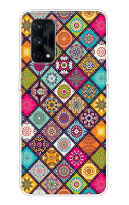 Multicolor Mandala Soft Cover for Realme X7 Pro
