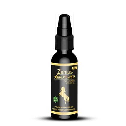 Zenius Xtra Power Oil Sexual Oil for Men Long Time | Penis Enlargement Ayurvedic Oil (50ML Oil)