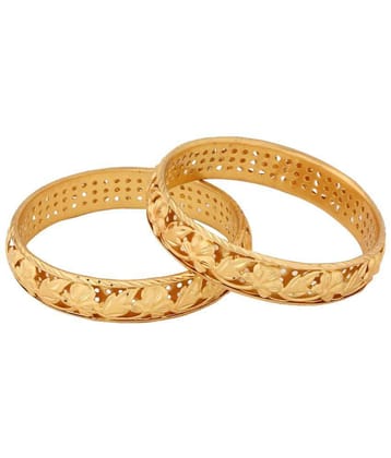 Jewar Mandi - Gold Kada Set ( Pack of 1 ) - None