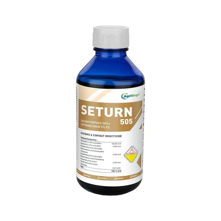 Seturn 505 1 Lit - 1 L - 1 L - Chlorpyriphos 50% + Cypermethrin 5% EC