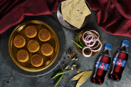 Veg Galouti Kebab Combo