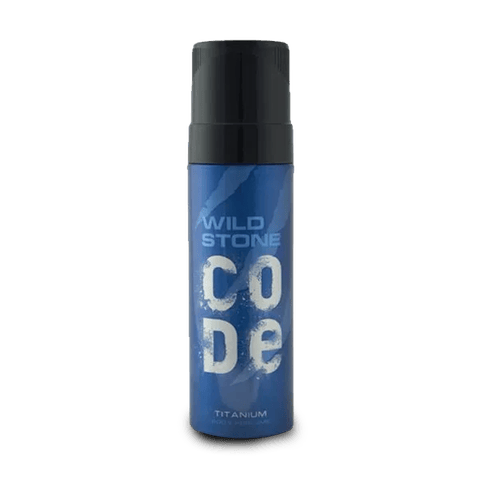 Wild Stone Code Body Perfume Titanium, 120 ml Bottle