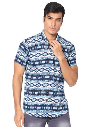 Classic Fit Ethnic Motifs Printed Casual Shirt