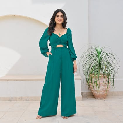 Minty Tides co-ord Set-XS
