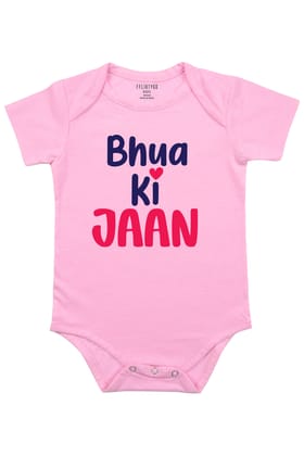 Bhua Ki Jaan Baby Romper | Onesies-Baby Romper / 0-3 Months / Pink