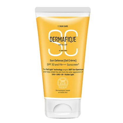 Dermafique Sun Defense Gel Creme SPF 30 Sunscreen, 150g