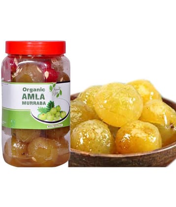 Natural Diet Organic Amla Murabba Gooseberry Premium Murabba Jar ||Ghar Ka Murabba ||Mouth-Watering Mother Made Pickle 1 kg
