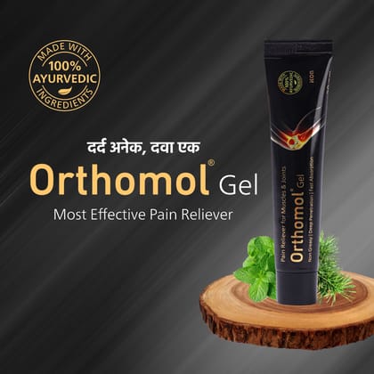 Orthomol Pain Reliever For Muscles & Joints Gel - Non-Greasy, Deep Penetration, Fast Absorption, 30 gm