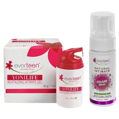 everteen Combo - Yonilife Revitalizing Gel 30g and Foam Intimate Wash 150ml