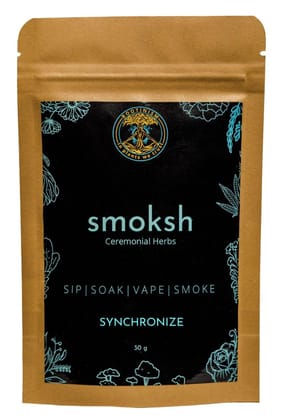 Smoksh Herbal Synchronize 30g - fine Rich Mixing Premium New Indian's